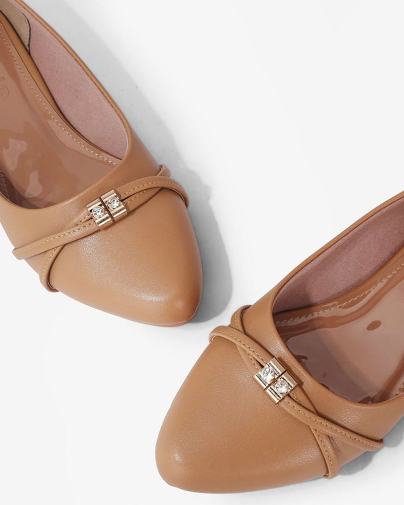 Giày Búp Bê Hạnh Dung Dây Khóa Xoắn HD04980AD