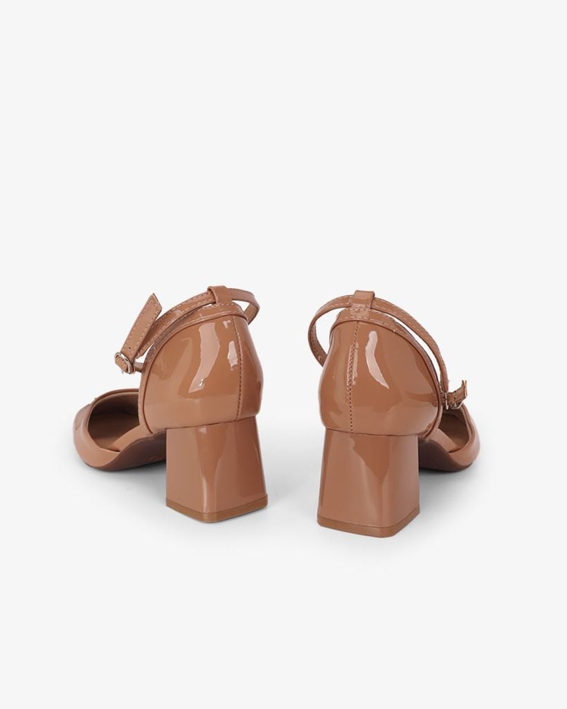 Giày Sandal Hạnh Dung Cao Gót Bít Mũi Vuông HD0661BA