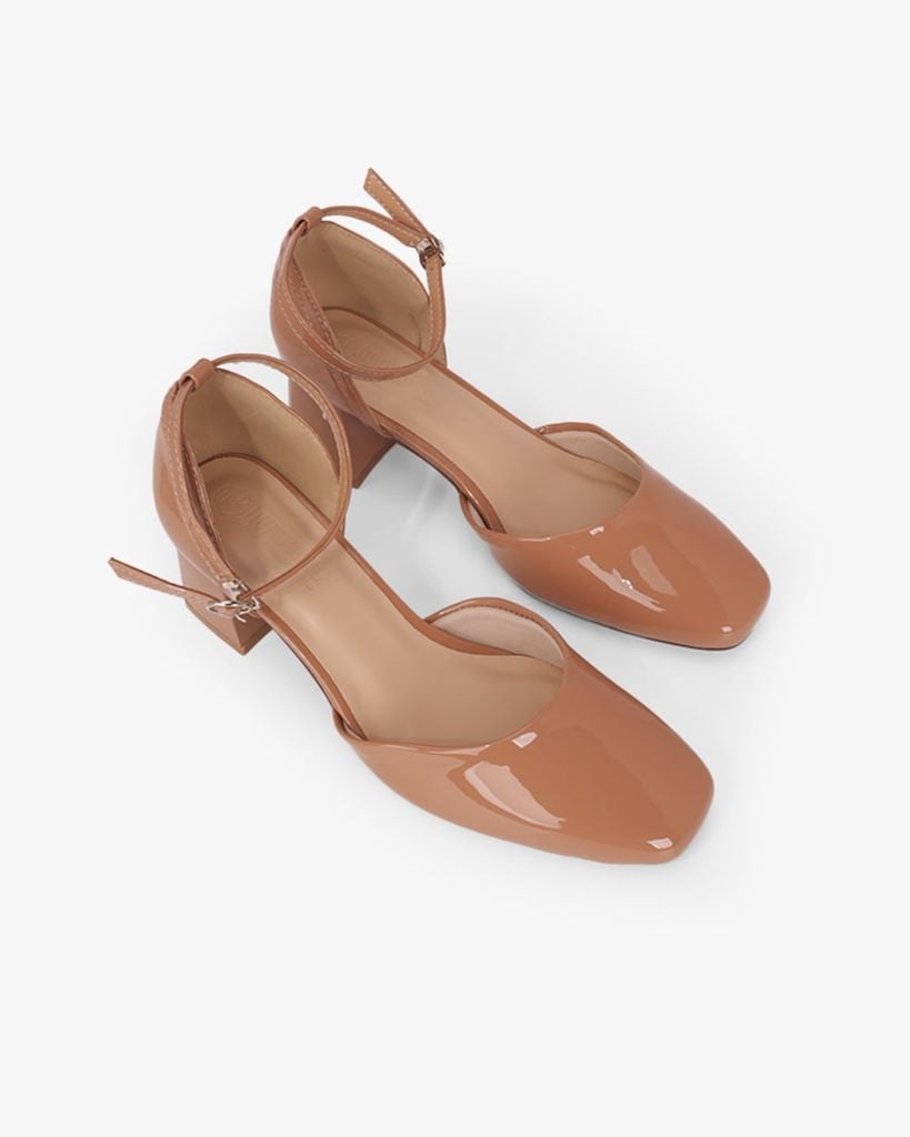 Giày Sandal Hạnh Dung Cao Gót Bít Mũi Vuông HD0661BA