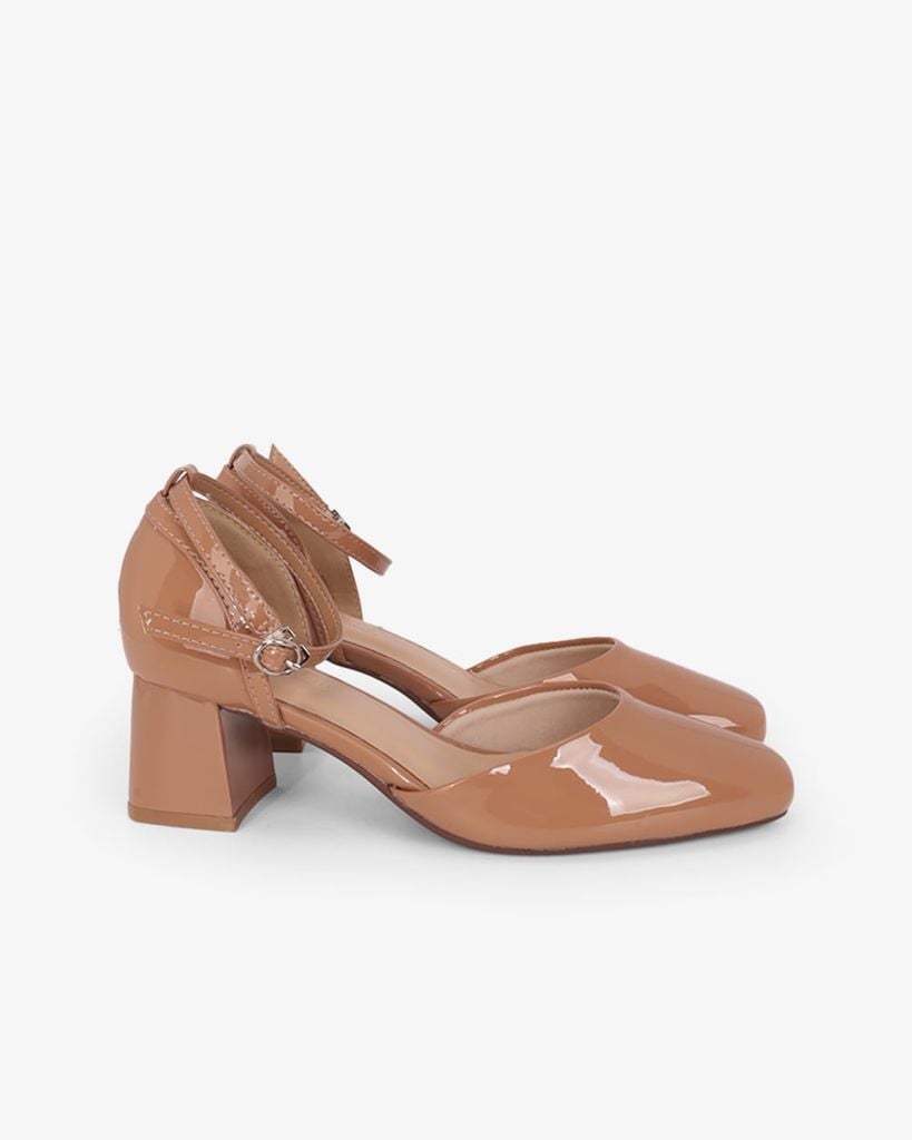 Giày Sandal Hạnh Dung Cao Gót Bít Mũi Vuông HD0661BA