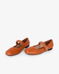 Giày Búp Bê Hạnh Dung Mũi Vuông Trơn HD11109AV