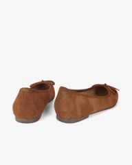 Giày Búp Bê Hạnh Dung Mũi Tròn Quai Nơ HD11112AV