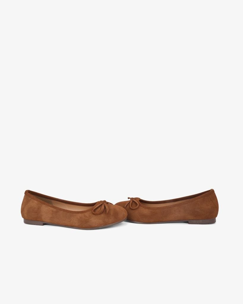 Giày Búp Bê Hạnh Dung Mũi Tròn Quai Nơ HD11112AV