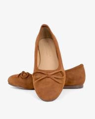 Giày Búp Bê Hạnh Dung Mũi Tròn Quai Nơ HD11112AV