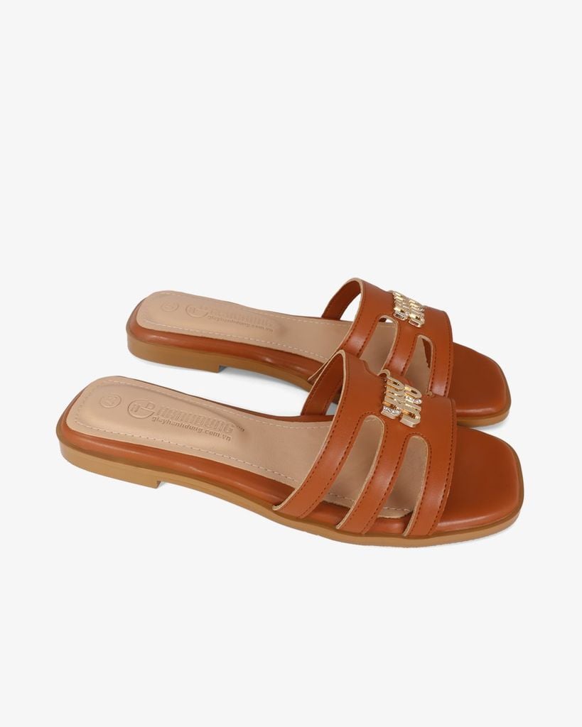 Dép Xẹp Hạnh Dung Quai Ngang Khóa Min HD11125AV