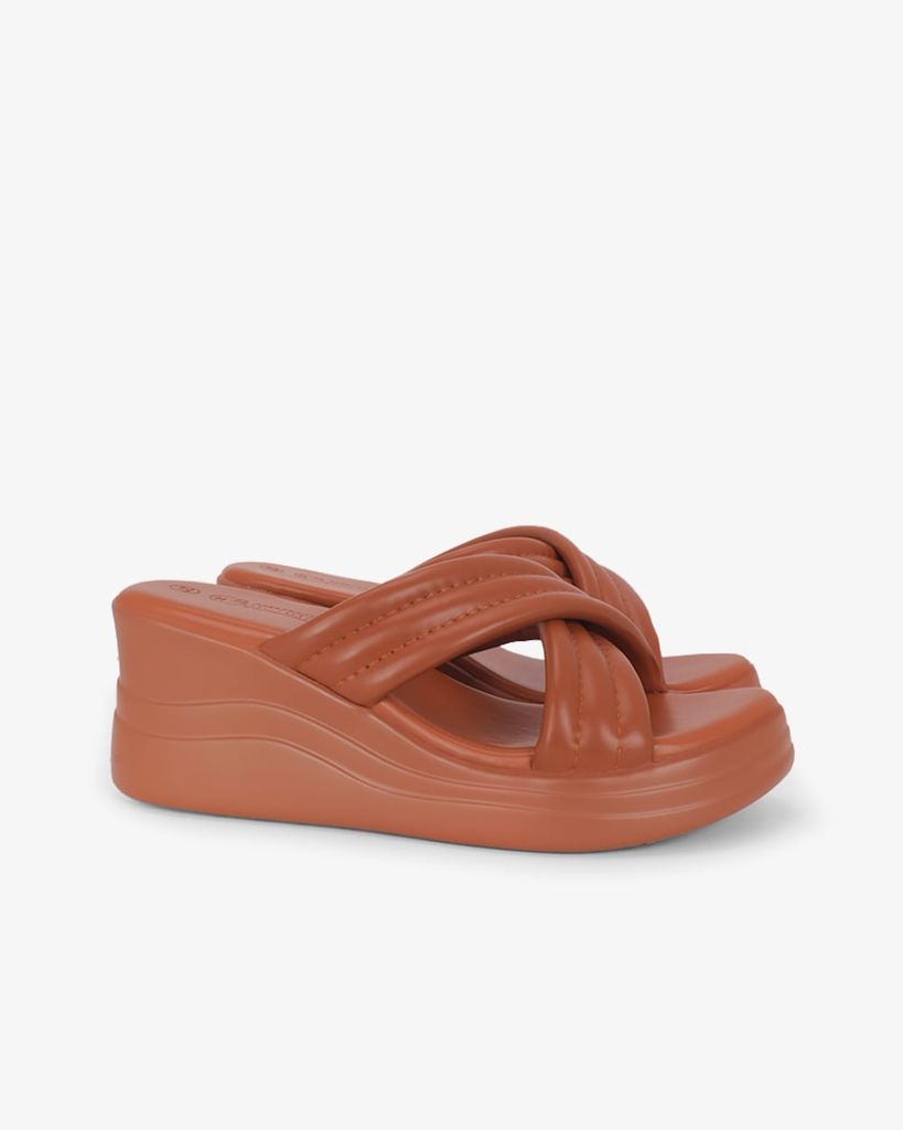 Dép Đế Xuồng Hạnh Dung Quai Đan Chéo HD11151AV