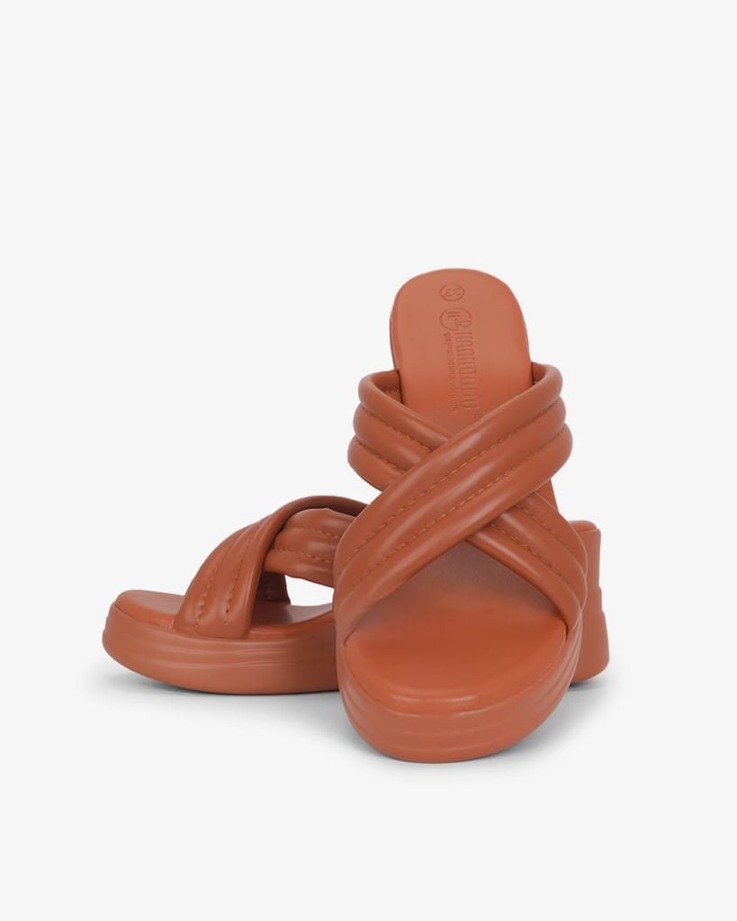 Dép Đế Xuồng Hạnh Dung Quai Đan Chéo HD11151AV