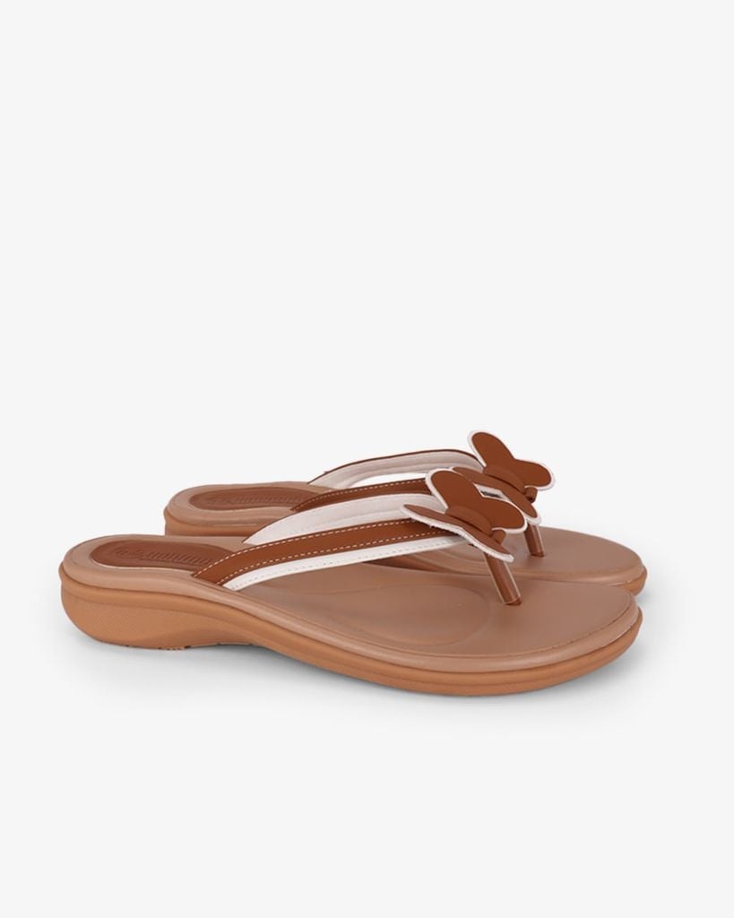 Dép Xẹp Hạnh Dung Quai Kẹp Cách Điệu HD11161AV