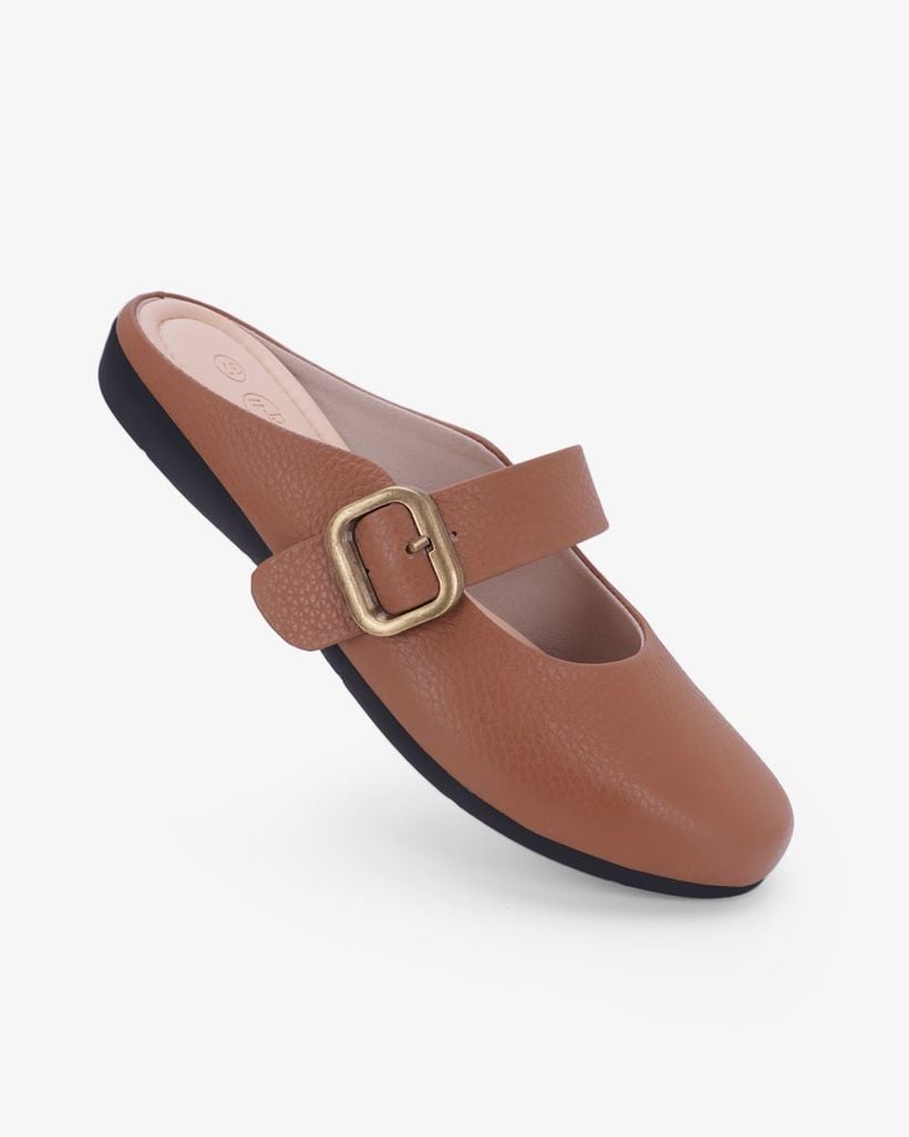 Dép Bít Mũi Hạnh Dung Vân Da Mềm HD11180AV