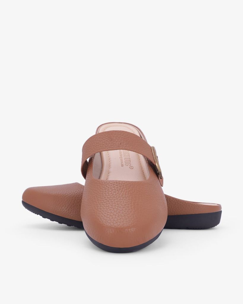 Dép Bít Mũi Hạnh Dung Vân Da Mềm HD11180AV