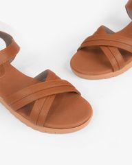 Sandal Đế Xuồng Hạnh Dung Quai Chéo Viền Chỉ HD1148AV