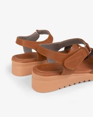 Sandal Đế Xuồng Hạnh Dung Quai Chéo Viền Chỉ HD1148AV