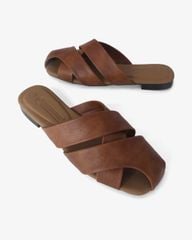 Dép Bít Mũi Hạnh Dung Quai Bản To Đan Chéo HD1180AV