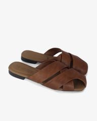 Dép Bít Mũi Hạnh Dung Quai Bản To Đan Chéo HD1180AV