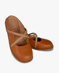 Dép Bít Mũi Hạnh Dung Hai Quai Chéo Mảnh HD1192AV