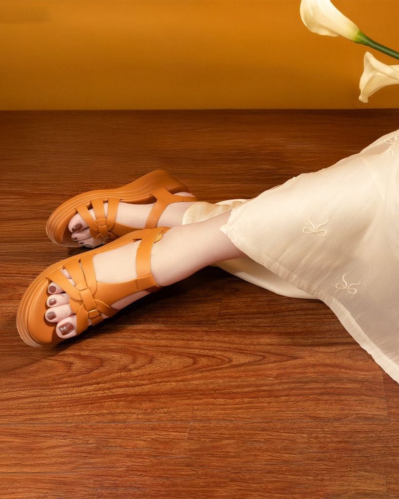 Sandal Xuồng Hạnh Dung Quai Đan Tròn Giữa HD1196AV