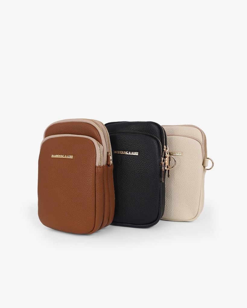 Túi Đeo Vai Hạnh Dung Da Sần Trơn HD2840BC