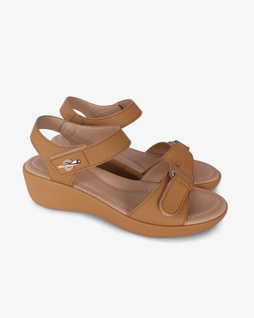 Sandal Xuồng Hạnh Dung Khóa Dán HD29193AY