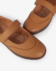 Giày Búp Bê Hạnh Dung Quai Dán Ngang HD29201AY