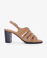 Sandal Cao Gót Hạnh Dung Quai Tán Đinh Tầng HD29206AY