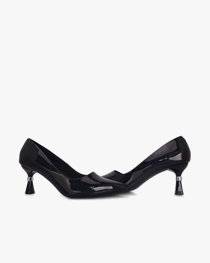 Giày Cao Gót Hạnh Dung Da Kim Tuyến HD041041AD