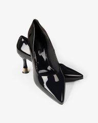 Giày Cao Gót Hạnh Dung Trơn Gót Vàng Độc Đáo HD04981AD