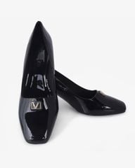 Giày Cao Gót Hạnh Dung Mũi Vuông Khóa Chữ V HD04997AD