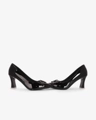 Giày Cao Gót Hạnh Dung Khóa Nơ HD11165AV