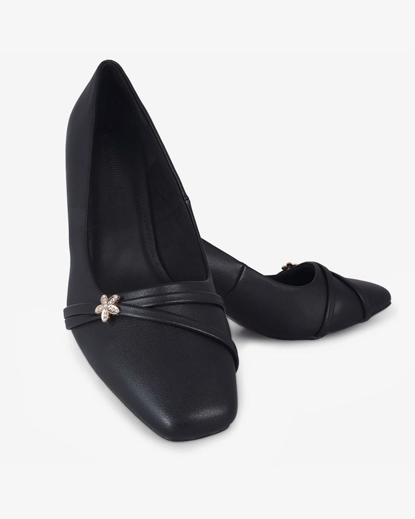 Giày Cao Gót Hạnh Dung Khóa Ngôi Sao HD041003AD