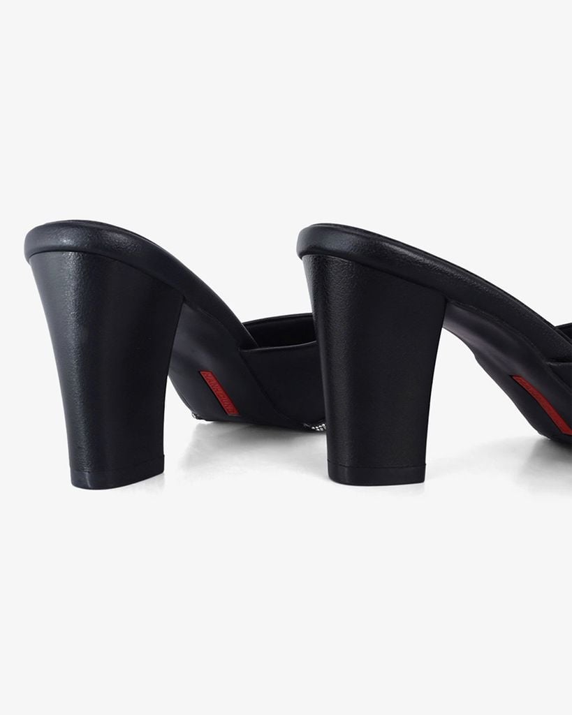 Dép Bít Mũi Hạnh Dung Mũi Vuông Xoàn Đắp HD04992AD