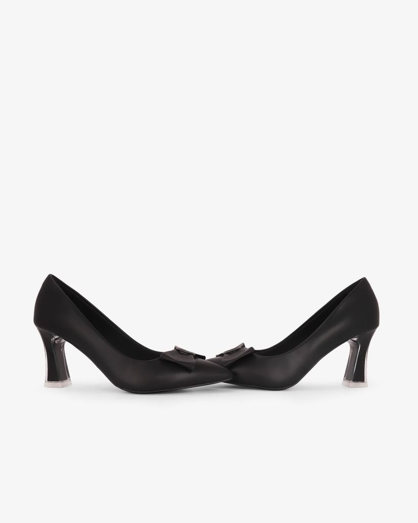 Giày Cao Gót Hạnh Dung Khóa Nơ HD11165AV