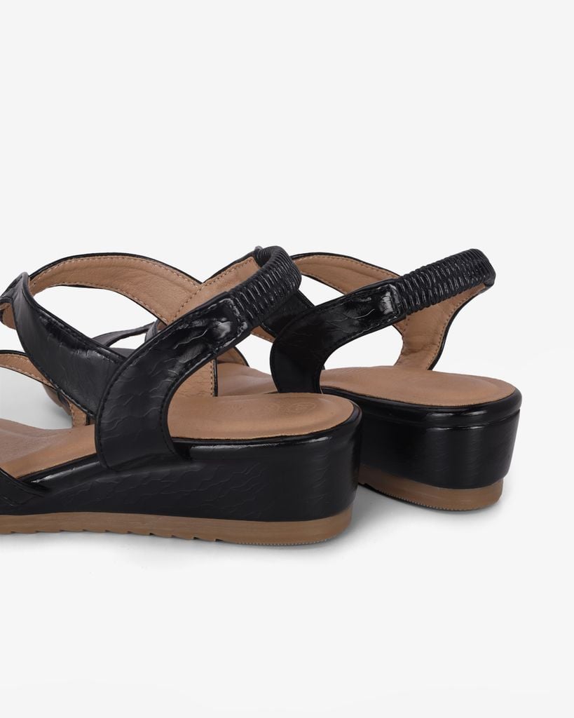 Sandal Xuồng Hạnh Dung Quai Uốn Lượn HD02243AB