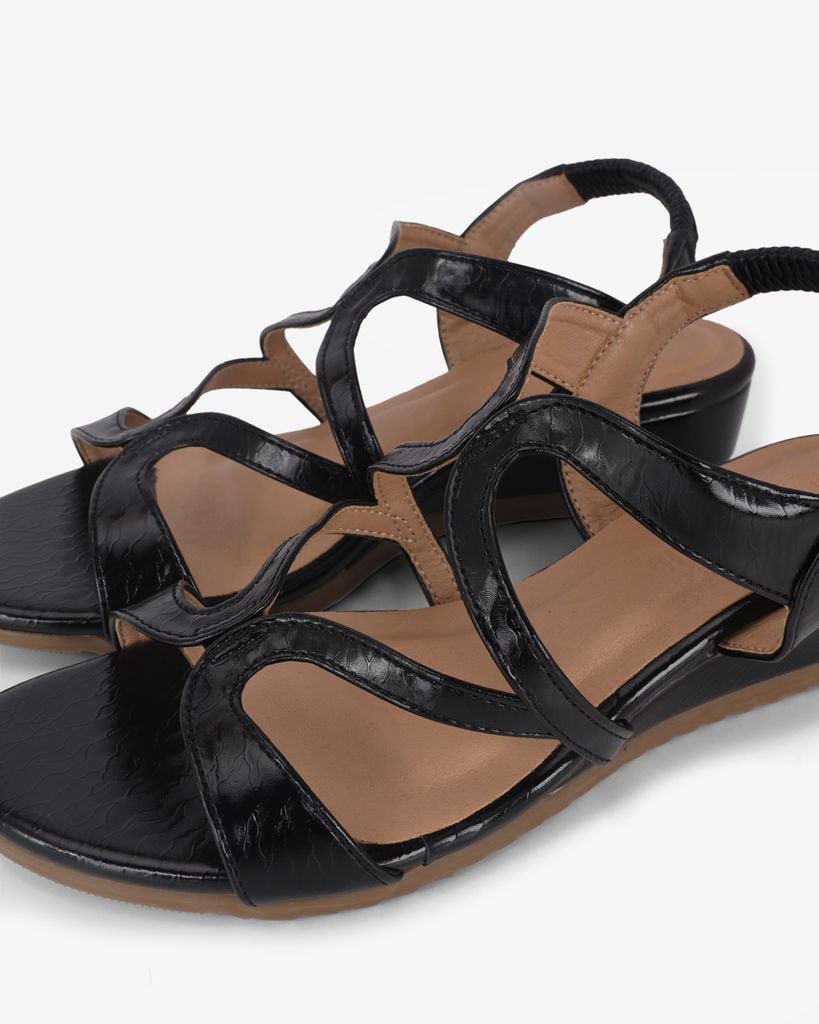 Sandal Xuồng Hạnh Dung Quai Uốn Lượn HD02243AB