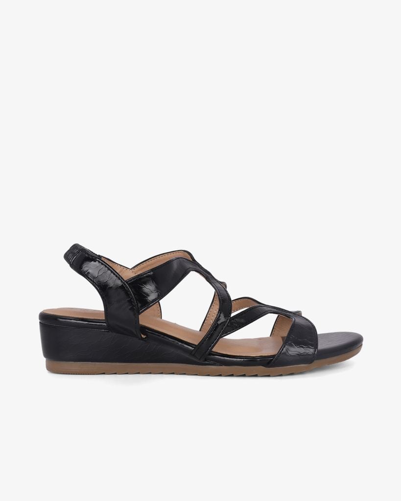 Sandal Xuồng Hạnh Dung Quai Uốn Lượn HD02243AB