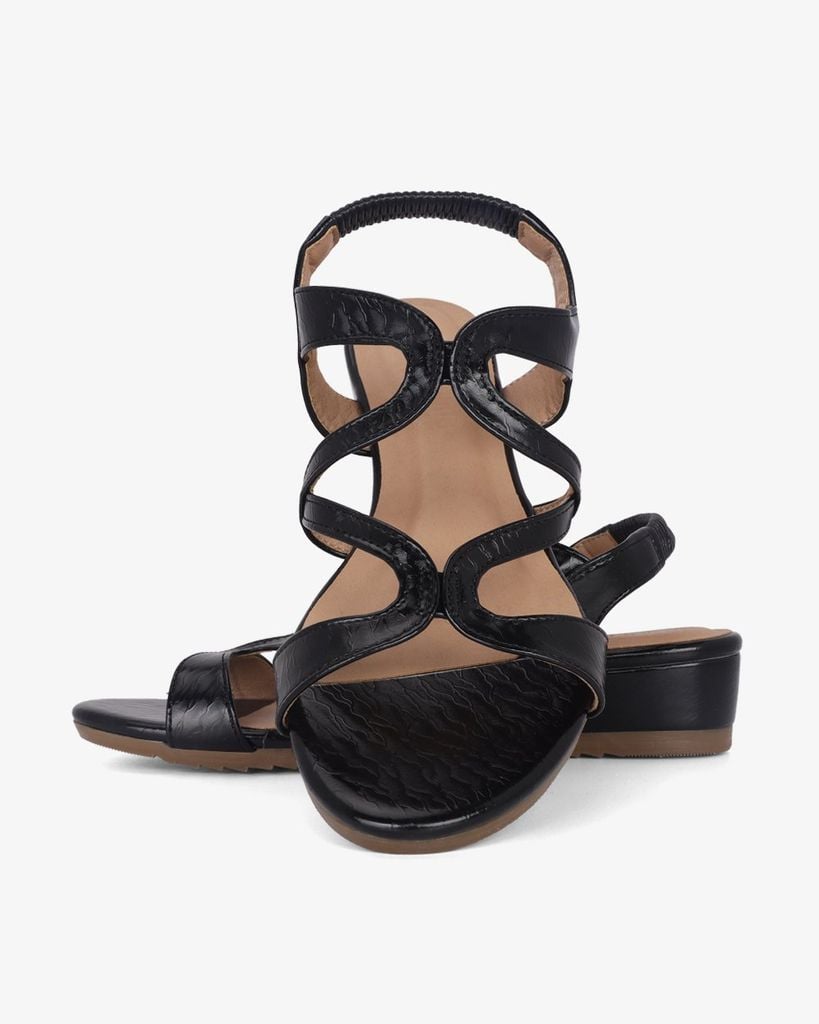 Sandal Xuồng Hạnh Dung Quai Uốn Lượn HD02243AB