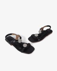 Sandal Xẹp Hạnh Dung Quai I Hạt Tròn HD02244AB