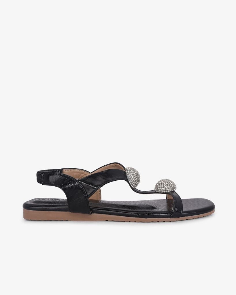 Sandal Xẹp Hạnh Dung Quai I Hạt Tròn HD02244AB