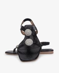 Sandal Xẹp Hạnh Dung Quai I Hạt Tròn HD02244AB