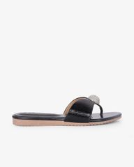 Dép Xẹp Hạnh Dung Quai Kẹp Khóa Tròn HD02247AB