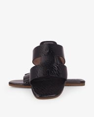 Dép Xẹp Hạnh Dung Quai Chữ H Vân Lụa HD02248AB