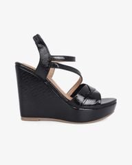 Sandal Đế Xuồng Hạnh Dung Quai Chéo Mảnh 12cm HD02250AB