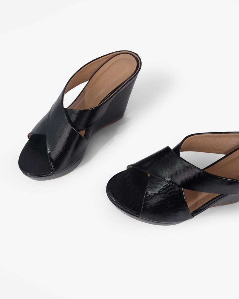 Dép Đế Xuồng Hạnh Dung Quai Chéo 12F HD02251AB