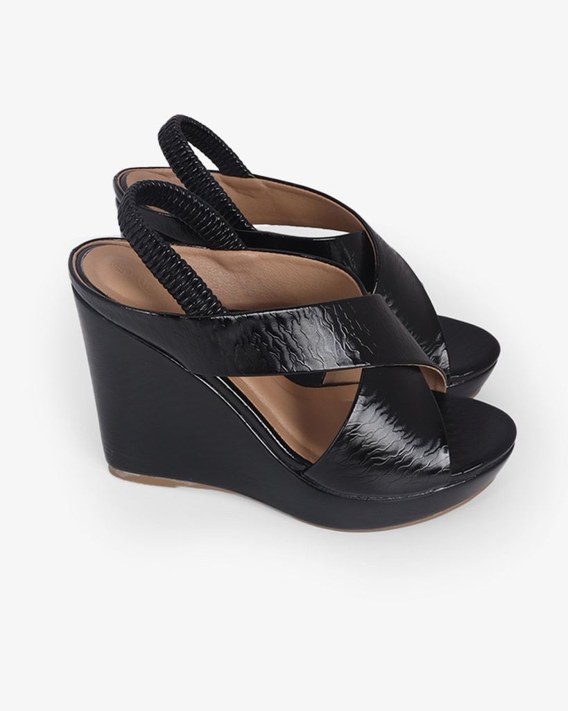 Sandal Đế Xuồng Hạnh Dung Quai Chéo HD02252AB