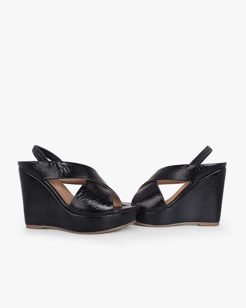 Sandal Đế Xuồng Hạnh Dung Quai Chéo HD02252AB