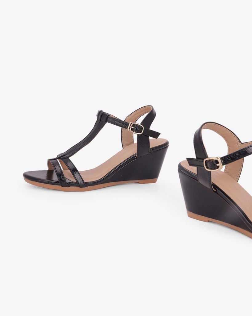 Sandal Đế Xuồng Hạnh Dung Quai T Đôi HD02254AB