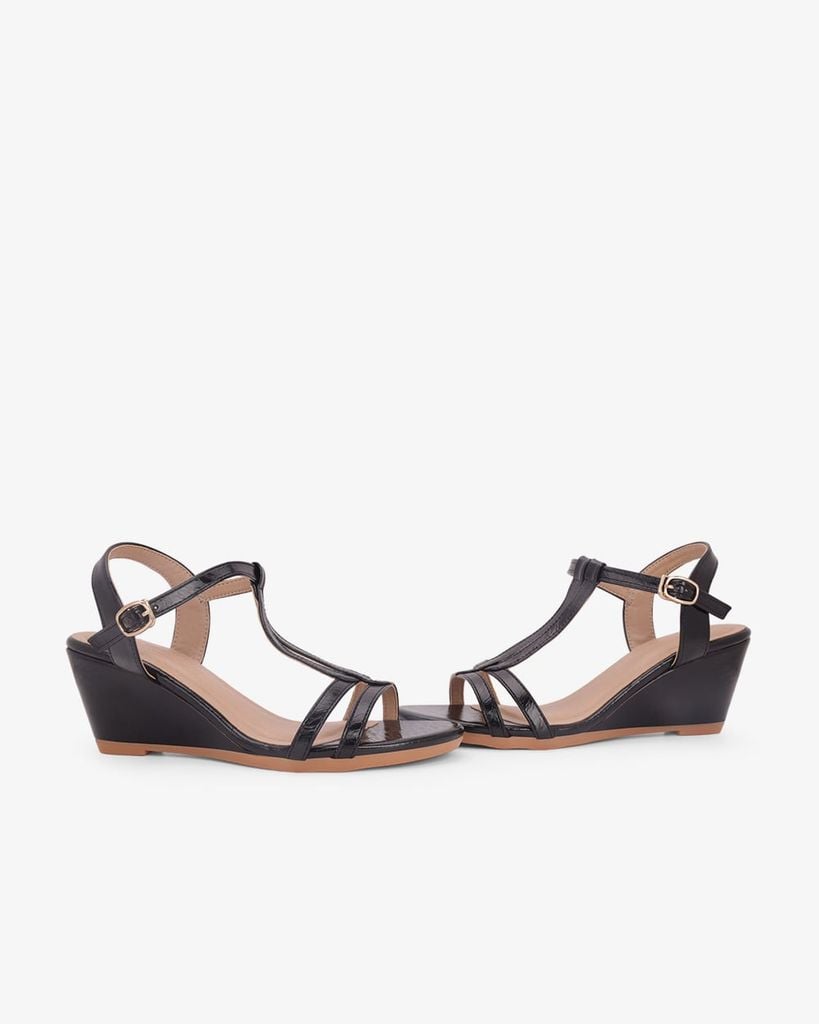 Sandal Đế Xuồng Hạnh Dung Quai T Đôi HD02254AB