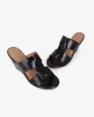 Dép Đế Xuồng Hạnh Dung Quai Chữ H 9cm HD02256AB