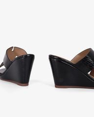 Dép Đế Xuồng Hạnh Dung Quai Chữ H 9cm HD02256AB