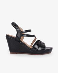 Sandal Đế Xuồng Hạnh Dung Quai Đắp Mảnh Chéo 9F HD02258AB