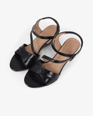 Sandal Đế Xuồng Hạnh Dung Quai Đắp Mảnh Chéo 6F HD02259AB